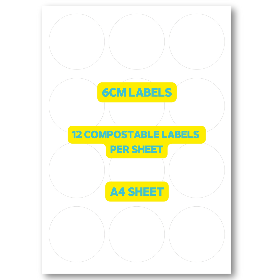 Compstable Packaging Labels HEROLABEL - Compostable Labels – Hero Packaging