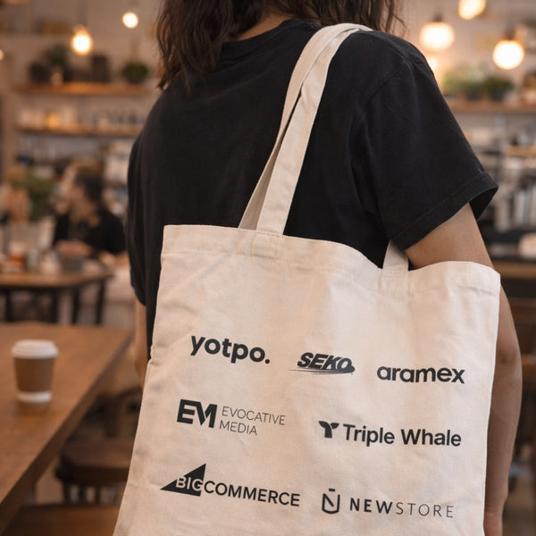 HERO Custom Calico Tote Bags - Custom or Plain - Recycled Cotton