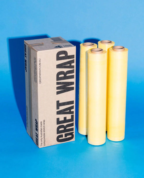 Compostable Hand Pallet Wrap - Biodegradable & Eco Friendly